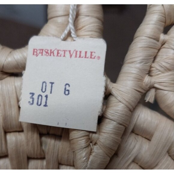 Set Of 2 Handwoven Straw Owl Baskets Wall Hanging Trivets Rustic Bohio Chic - Picture 6 of 7